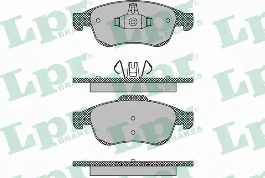 AP 05P1493 - Kit de plaquettes de frein, frein à disque cwaw.fr