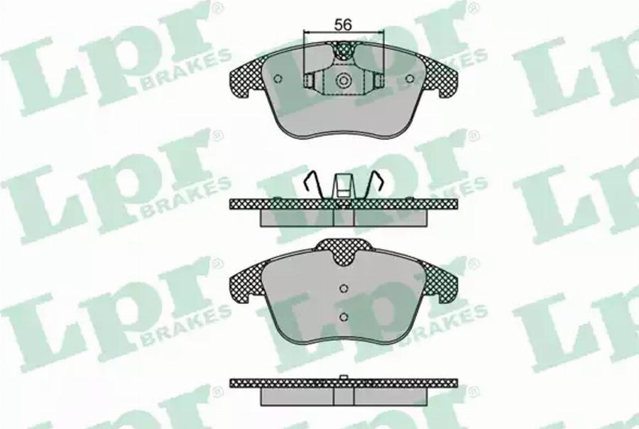 AP 05P1486 - Kit de plaquettes de frein, frein à disque cwaw.fr