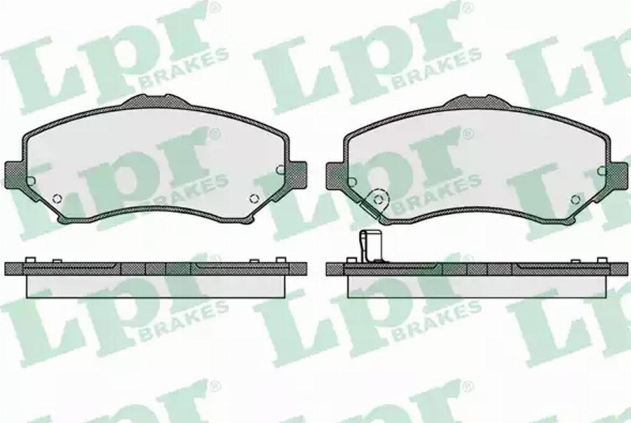 AP 05P1548 - Kit de plaquettes de frein, frein à disque cwaw.fr