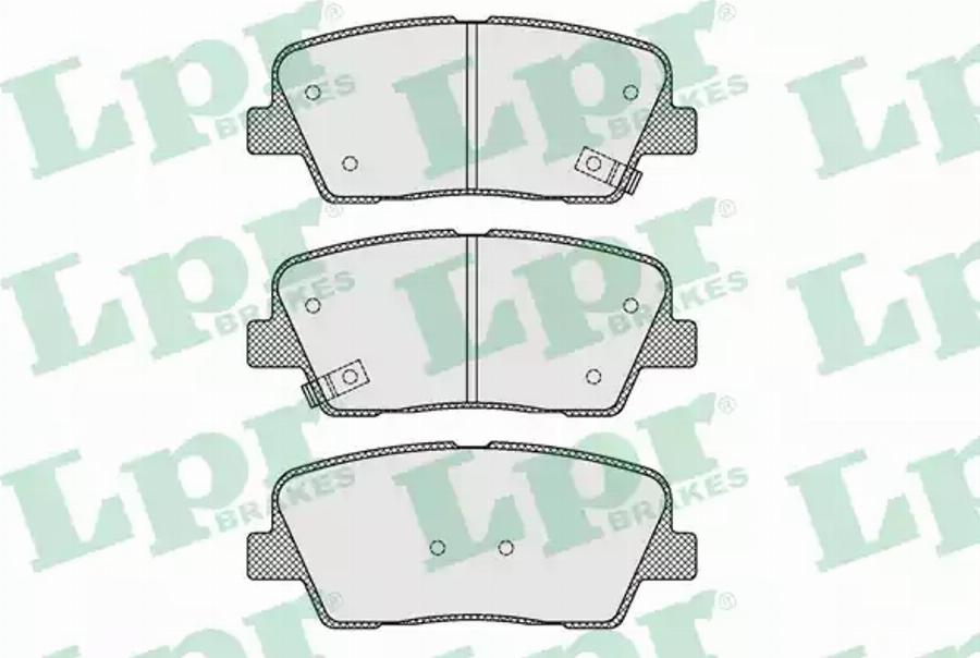 AP 05P1625 - Kit de plaquettes de frein, frein à disque cwaw.fr