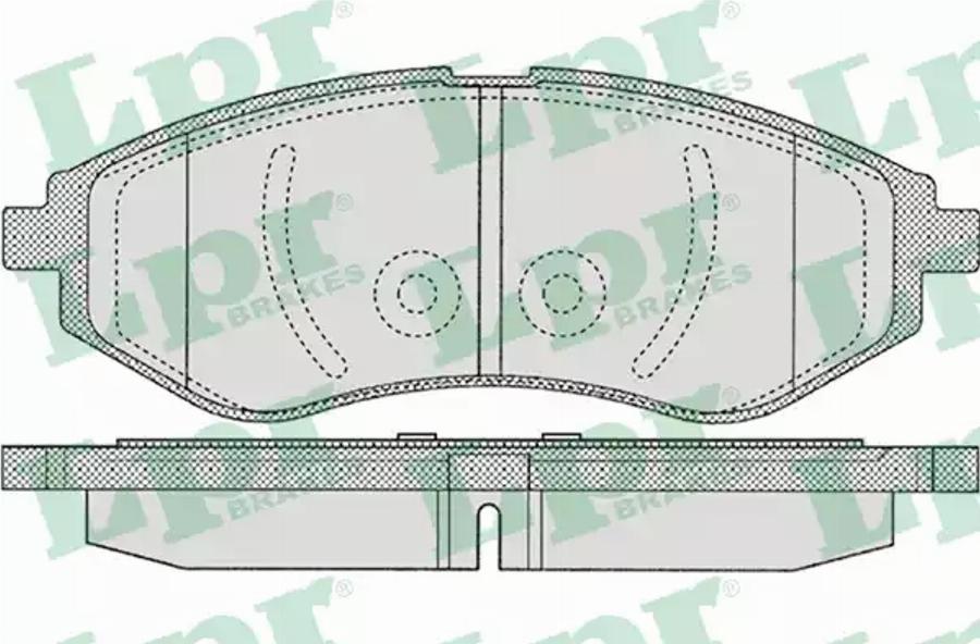 AP 05P1080 - Kit de plaquettes de frein, frein à disque cwaw.fr