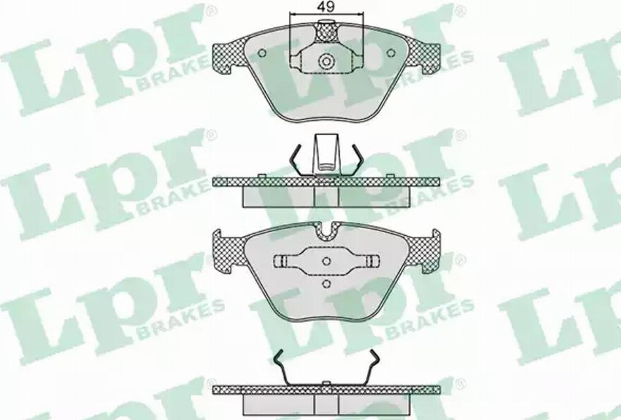 AP 05P1193 - Kit de plaquettes de frein, frein à disque cwaw.fr