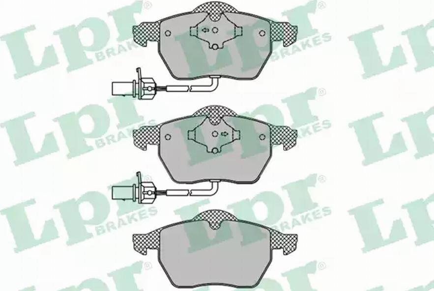 AP 05P1119 - Kit de plaquettes de frein, frein à disque cwaw.fr