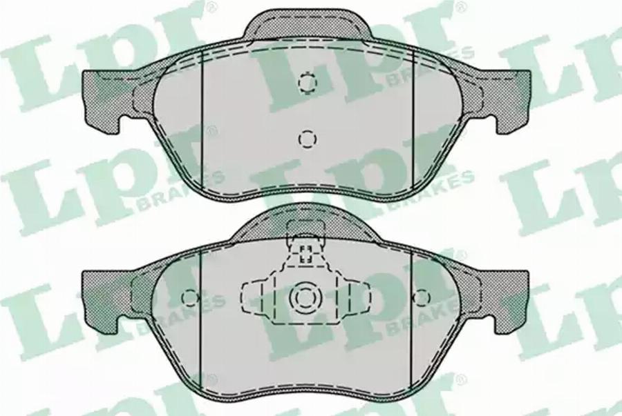 AP 05P1279 - Kit de plaquettes de frein, frein à disque cwaw.fr