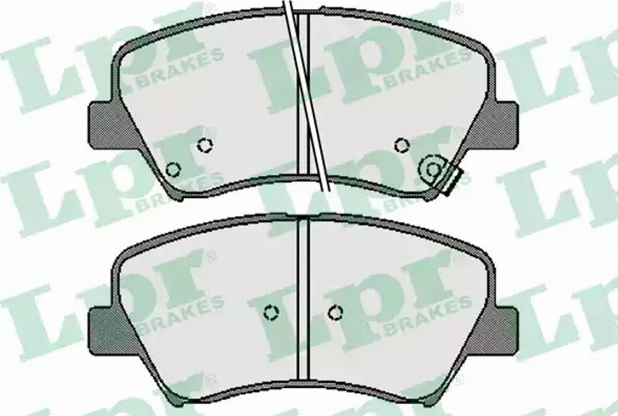 AP 05P1753 - Kit de plaquettes de frein, frein à disque cwaw.fr