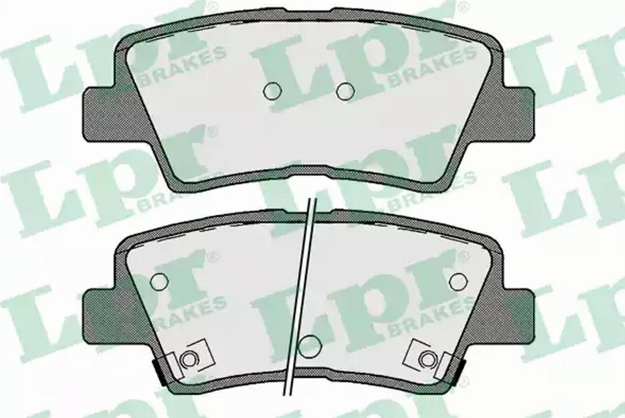 AP 05P1710 - Kit de plaquettes de frein, frein à disque cwaw.fr