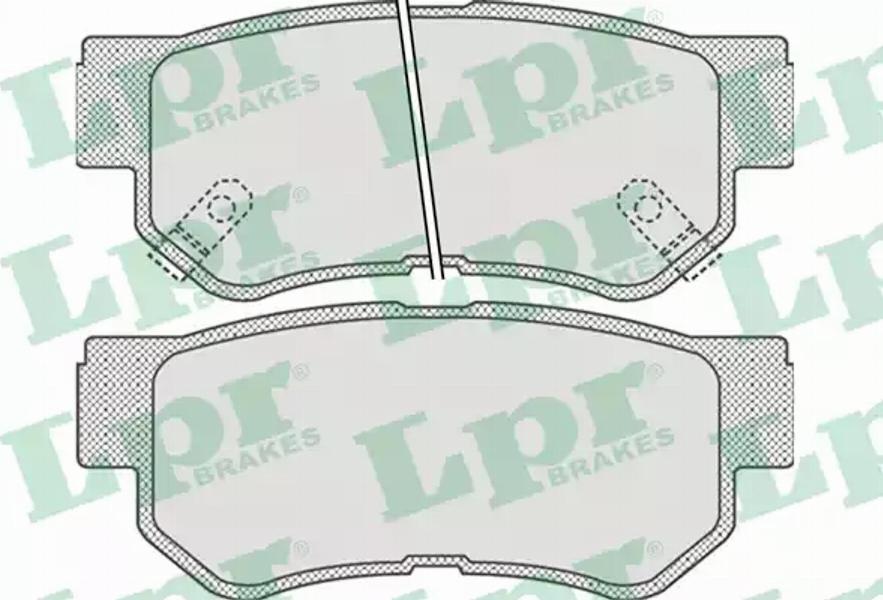 AP 05P848 - Kit de plaquettes de frein, frein à disque cwaw.fr