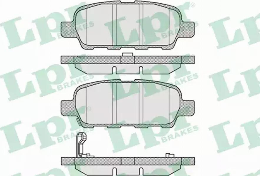 AP 05P857 - Kit de plaquettes de frein, frein à disque cwaw.fr