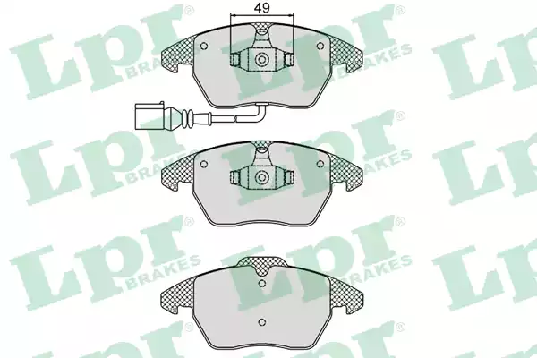 AP 05P866 - Kit de plaquettes de frein, frein à disque cwaw.fr