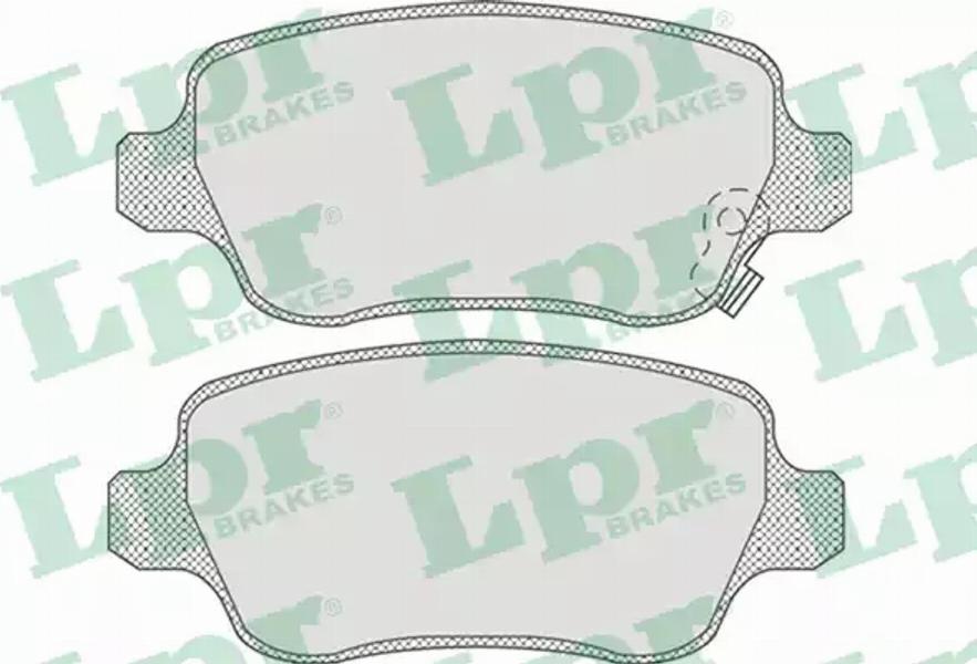 AP 05P811 - Kit de plaquettes de frein, frein à disque cwaw.fr