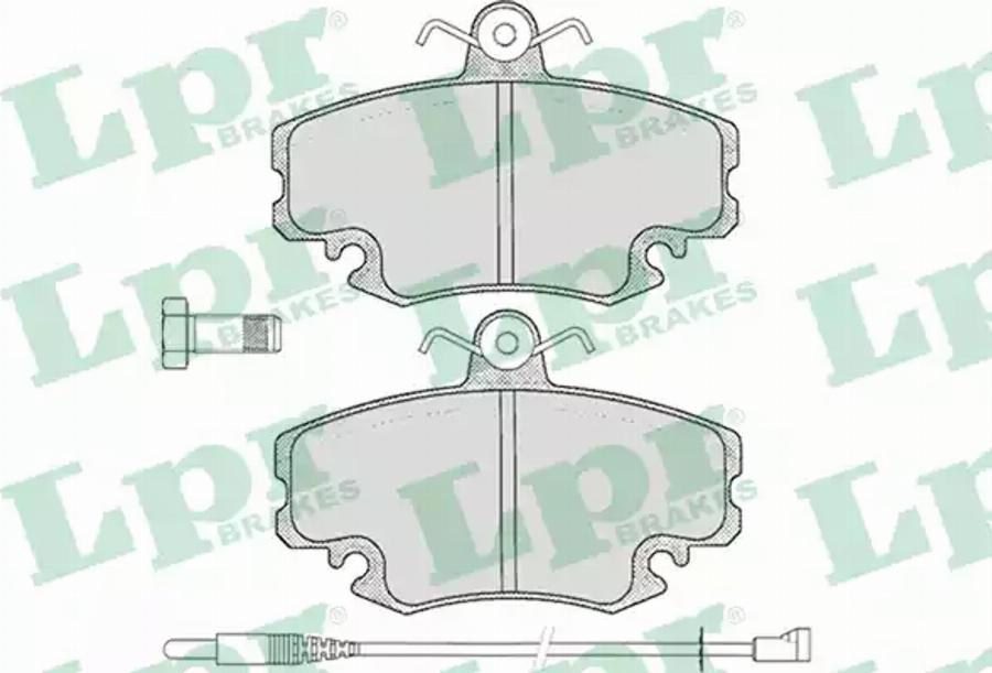 AP 05P349 - Kit de plaquettes de frein, frein à disque cwaw.fr