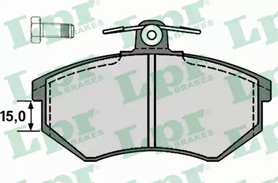 AP 05P216 - Kit de plaquettes de frein, frein à disque cwaw.fr