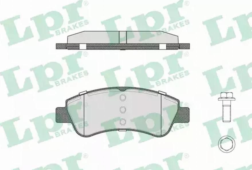 AP 05P789 - Kit de plaquettes de frein, frein à disque cwaw.fr