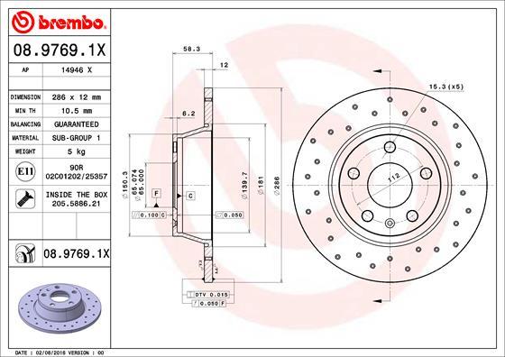 AP 14946 X - Disque de frein cwaw.fr