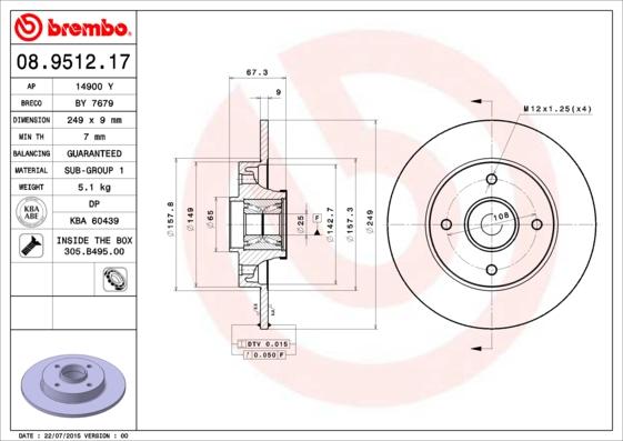 AP 14900 Y - Disque de frein cwaw.fr