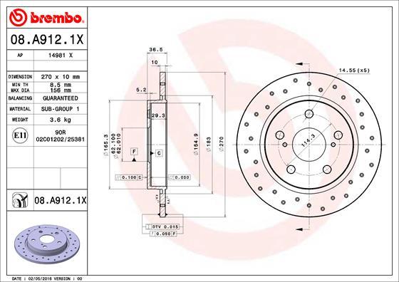 AP 14981 X - Disque de frein cwaw.fr