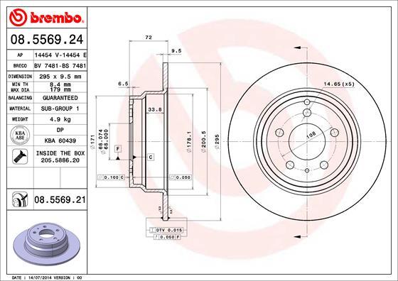 AP 14454 E - Disque de frein cwaw.fr