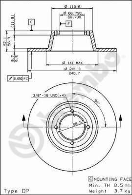 AP 14424 - Disque de frein cwaw.fr