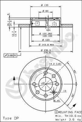 AP 14645 - Disque de frein cwaw.fr