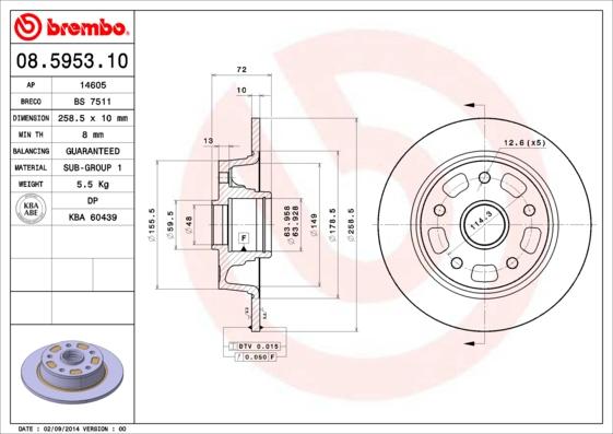 AP 14605 - Disque de frein cwaw.fr