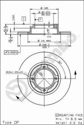 AP 14675 - Disque de frein cwaw.fr