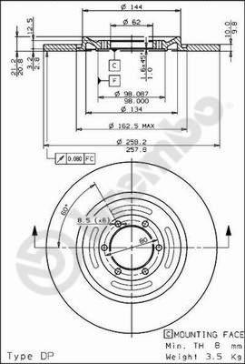 AP 14065 - Disque de frein cwaw.fr