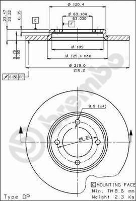 AP 14024 - Disque de frein cwaw.fr