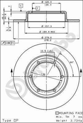 AP 14071 - Disque de frein cwaw.fr