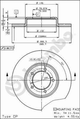 AP 14101 - Disque de frein cwaw.fr