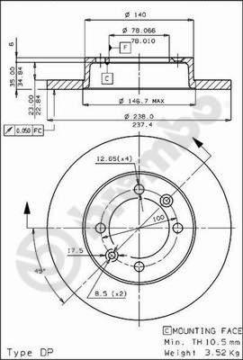 AP 14114 - Disque de frein cwaw.fr