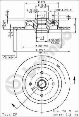 AP 14136 - Disque de frein cwaw.fr