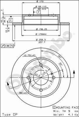 AP 14124 - Disque de frein cwaw.fr