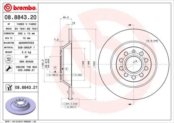 AP 14850 - Disque de frein cwaw.fr