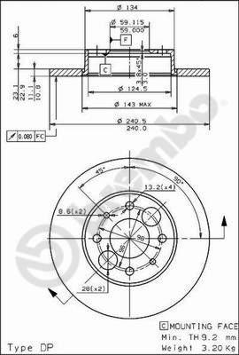 AP 14254 - Disque de frein cwaw.fr