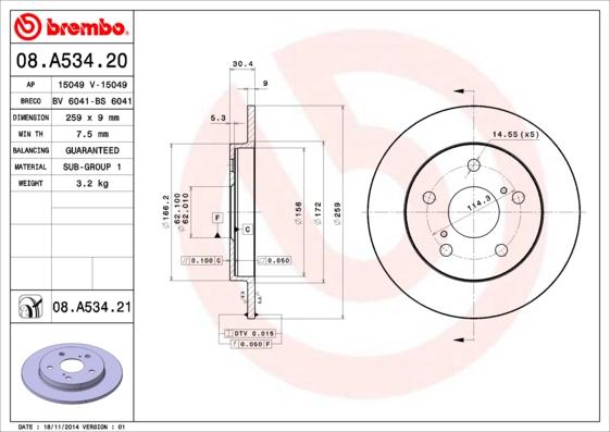 AP 15049 - Disque de frein cwaw.fr