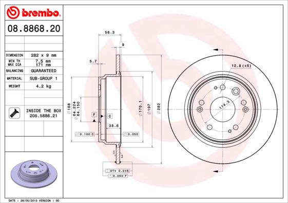 AP 15055 - Disque de frein cwaw.fr