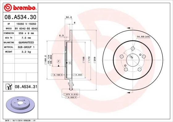 AP 15050 - Disque de frein cwaw.fr