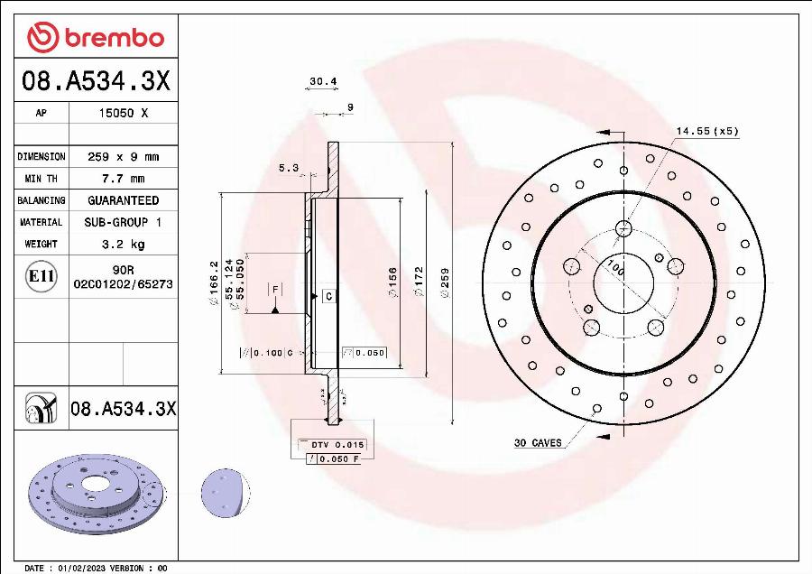 AP 15050 X - Disque de frein cwaw.fr