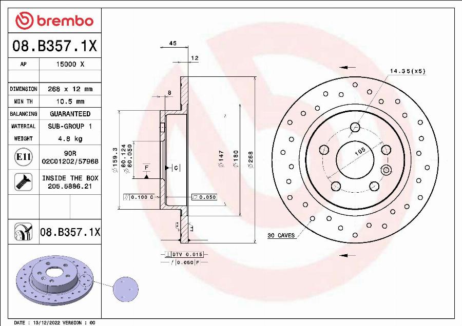 AP 15000 X - Disque de frein cwaw.fr