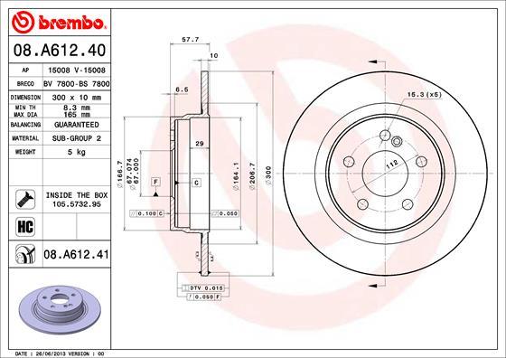 AP 15008 - Disque de frein cwaw.fr