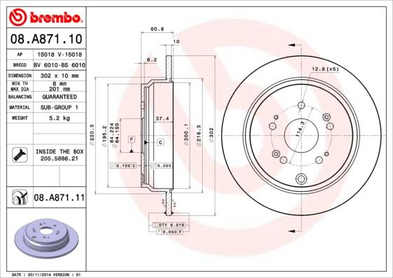 AP 15018 - Disque de frein cwaw.fr