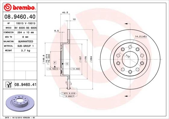 AP 15013 - Disque de frein cwaw.fr