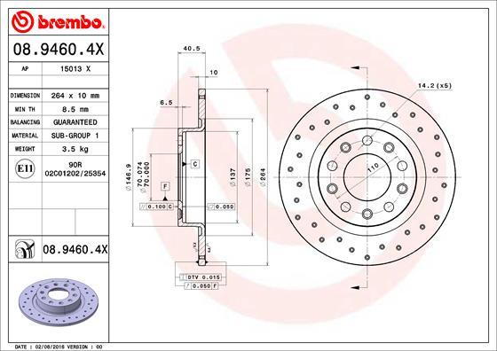 AP 15013 X - Disque de frein cwaw.fr