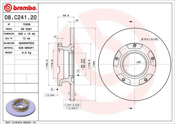 AP 15089 - Disque de frein cwaw.fr