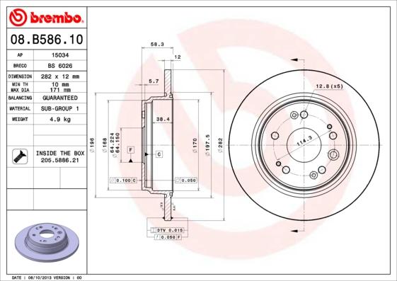 AP 15034 - Disque de frein cwaw.fr