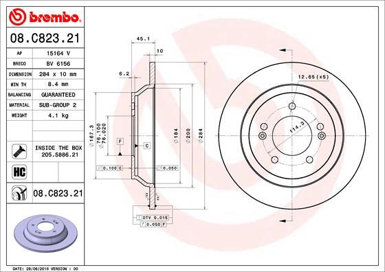 AP 15164 V - Disque de frein cwaw.fr