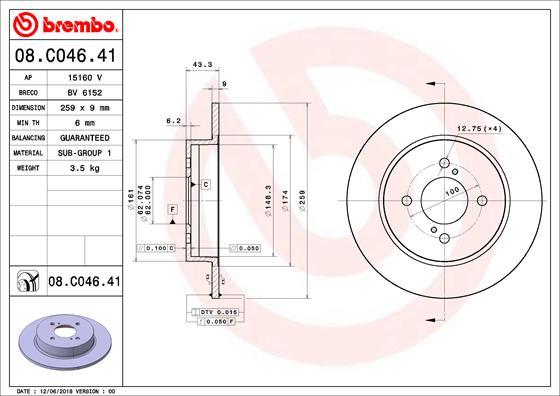 AP 15160 V - Disque de frein cwaw.fr