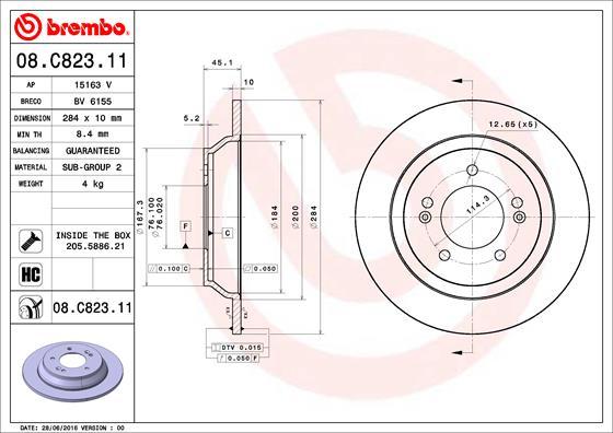 AP 15163 V - Disque de frein cwaw.fr