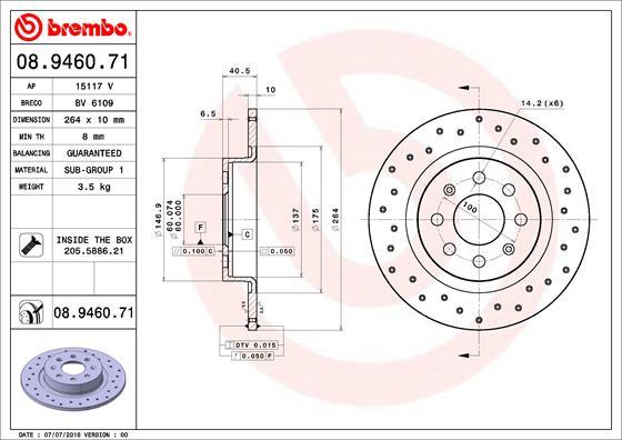 AP 15117 V - Disque de frein cwaw.fr