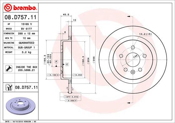 AP 15185V - Disque de frein cwaw.fr